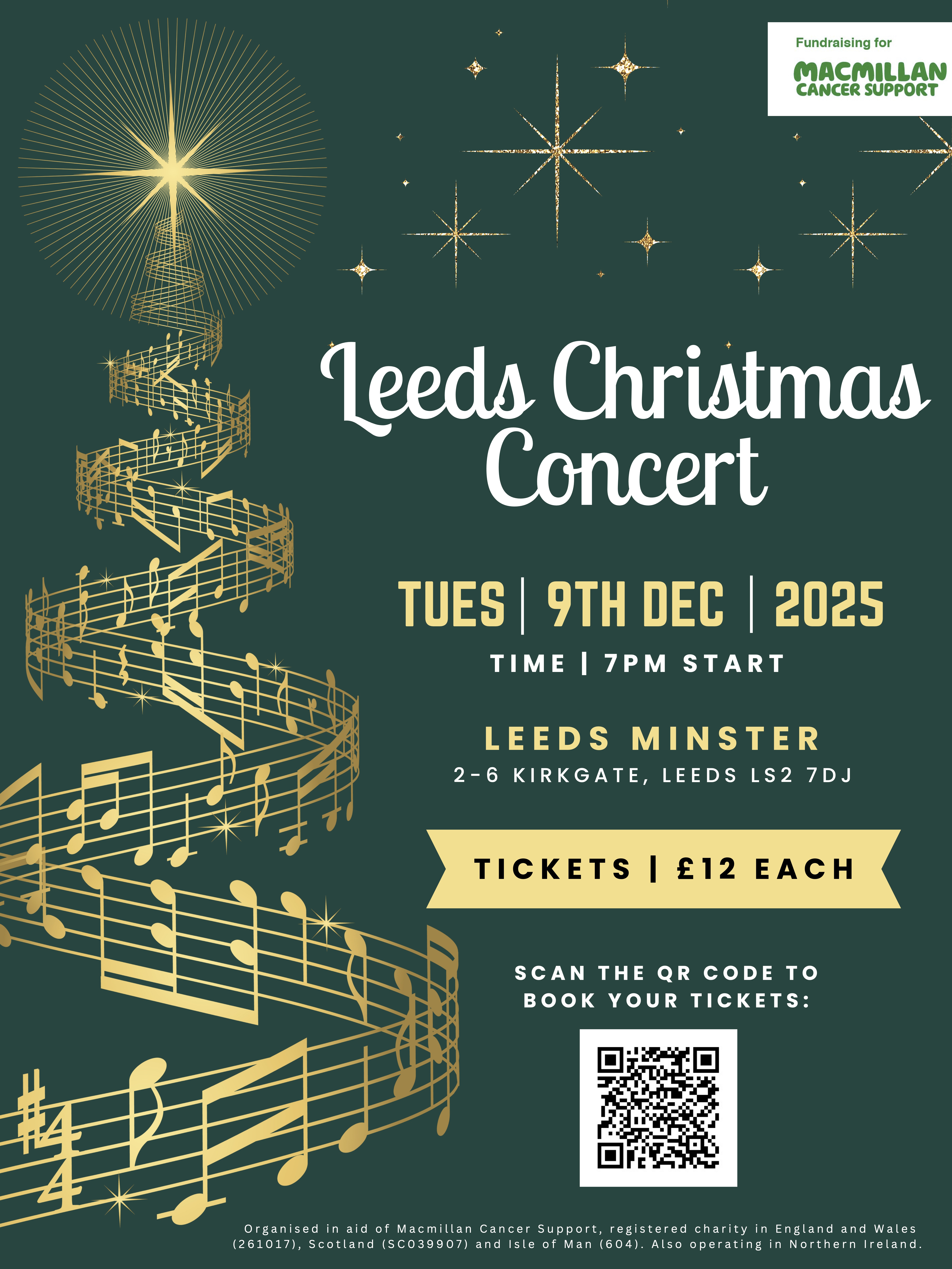 Leeds Minster Carol Concert for Macmillan